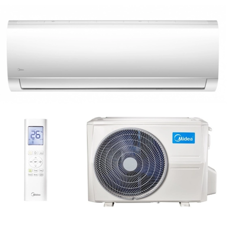 Midea Mural Inverter R32 18000 - Air Wood Clim climatiseur Casablanca Rabat
